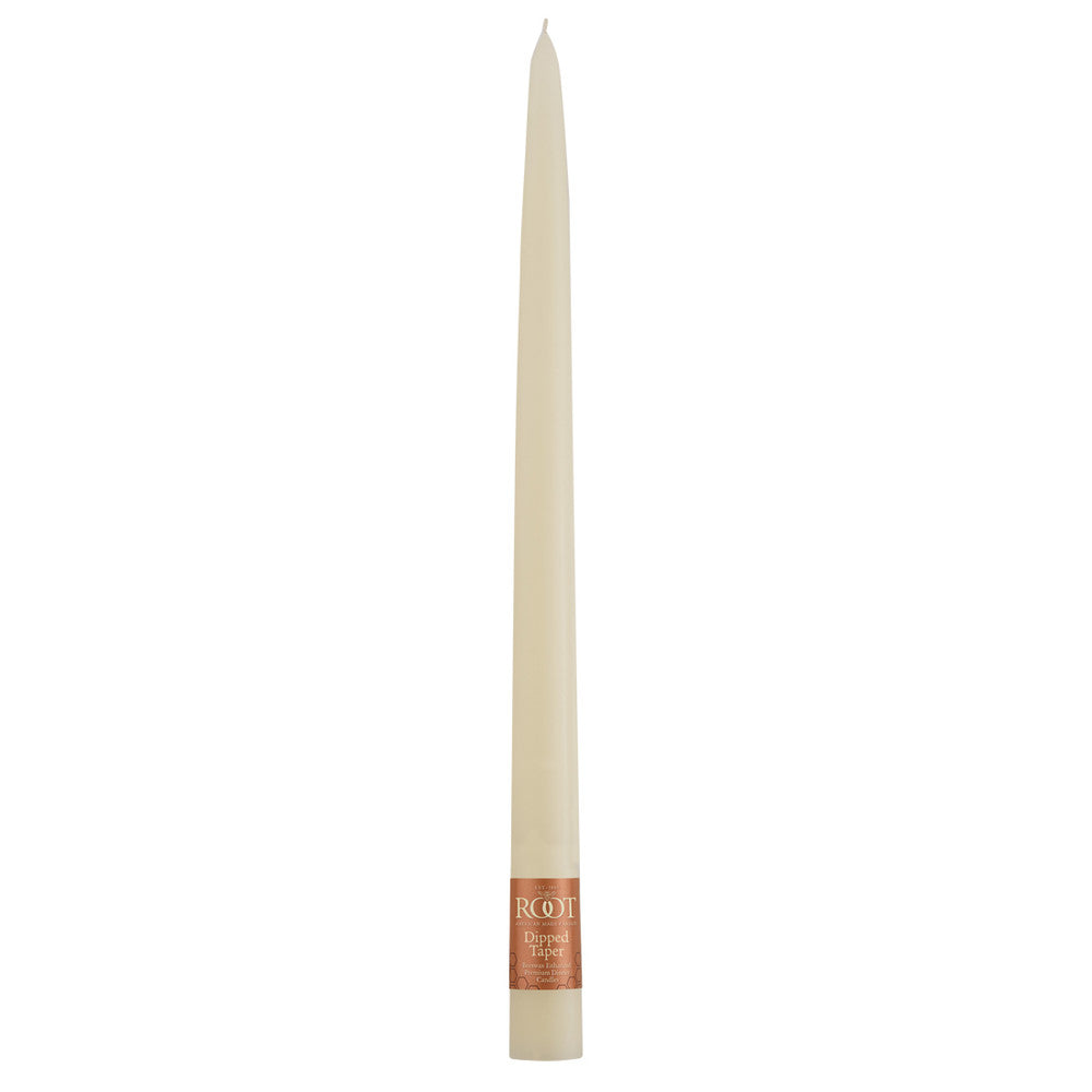 CAJA C/12 VELAS  IVORY 2.2 CM X30.4 CM