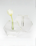 Florero hexagonal decorativo