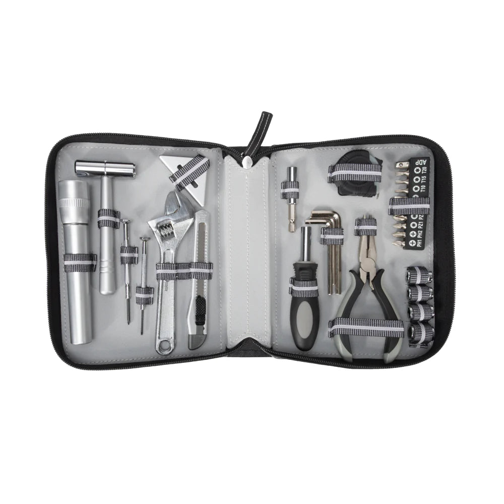 ESTUCHE GRIS C/28 HERRAMIENTAS