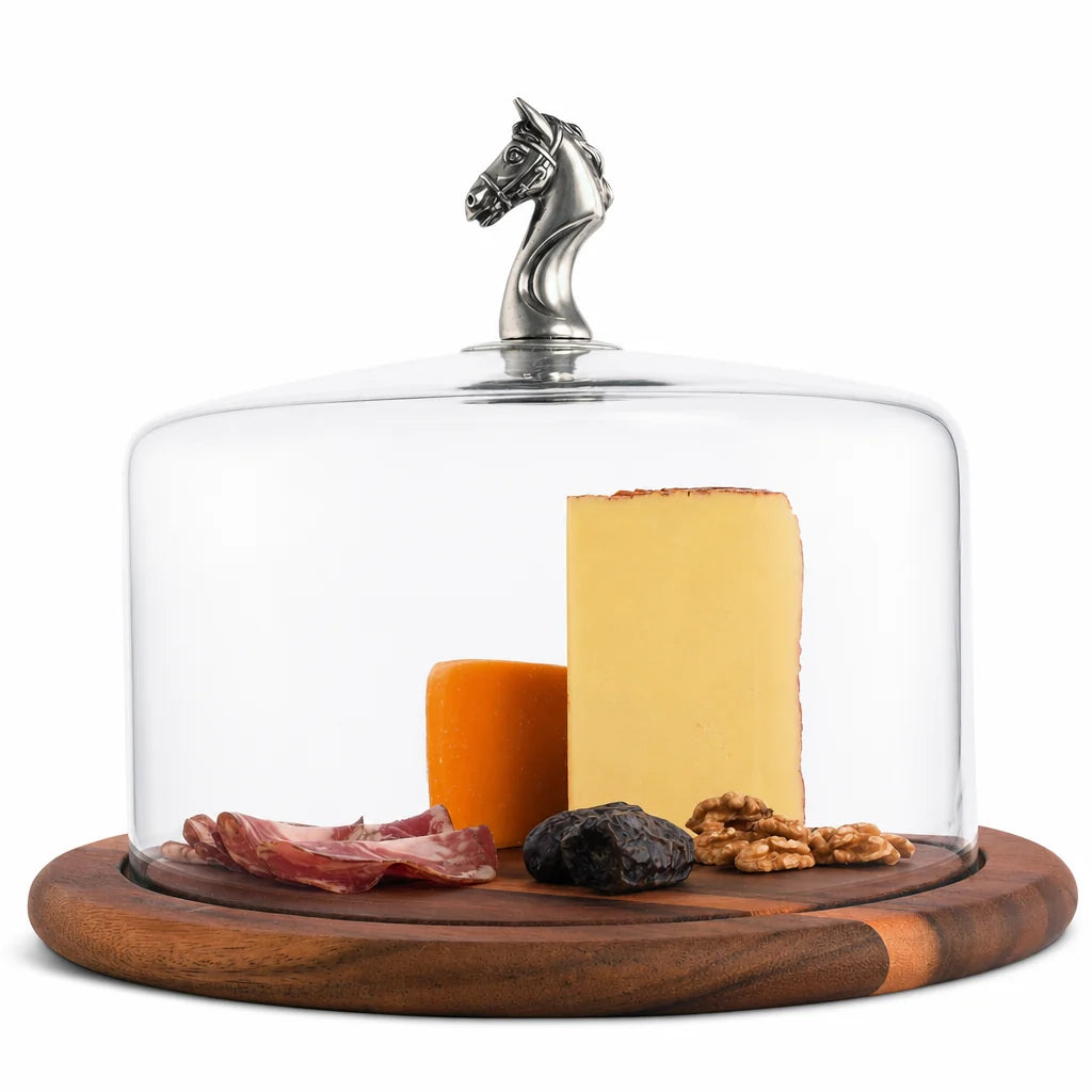 Caballo tabla para quesos con tapa
