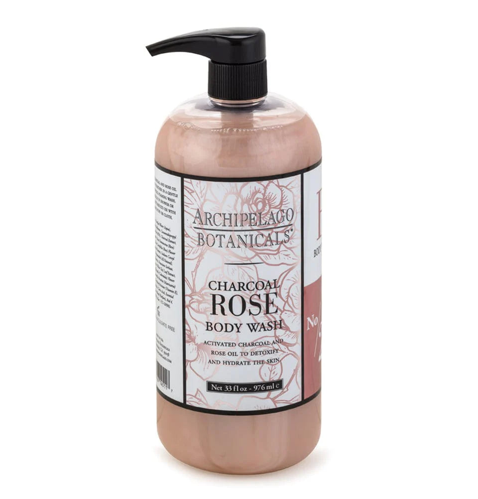 CHARCOAL ROSE BODY WASH 503 ML