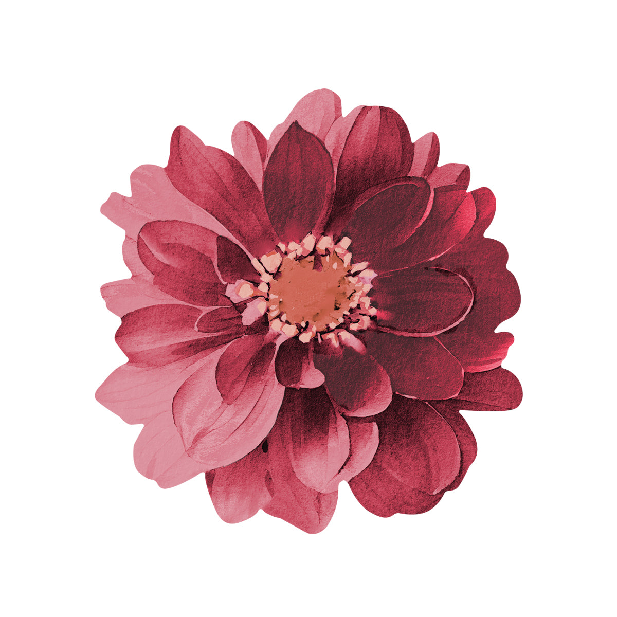 DALIA ROJA JGO 6 INDIVIDUALES VINIL